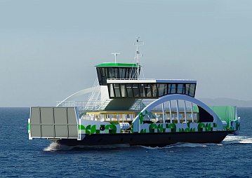 Car and passenger ferry. Project 00640